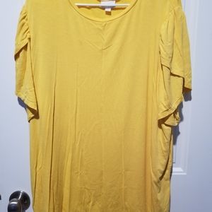 3xl Solid Yellow Lularoe Olive